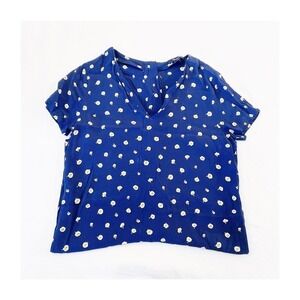 Madewell Flower Printed Dress Button Back SZ XXS